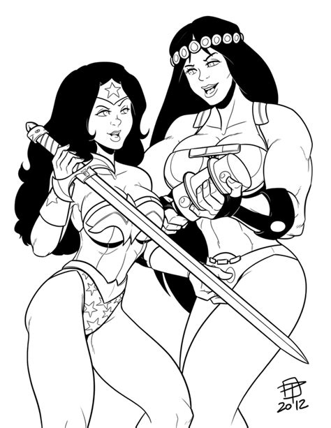 big barda and wonder woman justice league lesbians superheroes pictures pictures sorted by