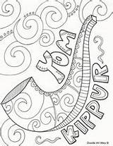 Yom Kippur Coloring Pages Printables sketch template
