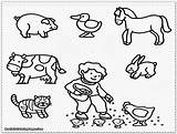 Farm Coloring Pages Animal Realistic Printable Hay Bale Animals Color Preschool Getcolorings Print Popular Coloringhome Comments Outstanding sketch template