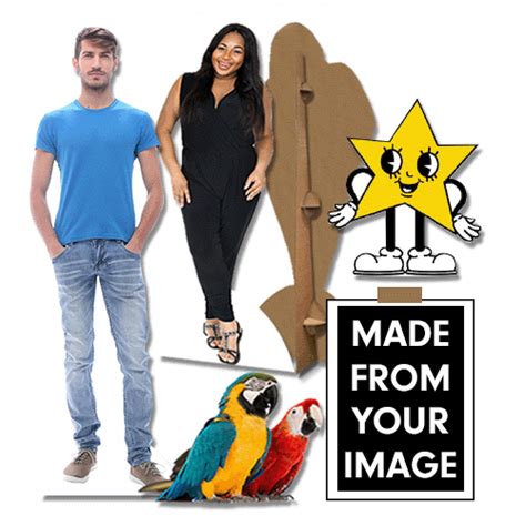 create   custom cardboard cutouts life size custom cutouts