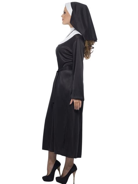 Adult Womens Nun Costume Mother Superior Erotic Nun Sister Religious Outfit