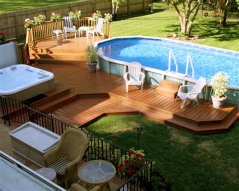 transform  backyard     ground pool ideas