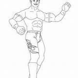 Coloring Pages Wrestling Wrestler Evan Bourne Cena John Hellokids Printable Edge Kane Champion sketch template