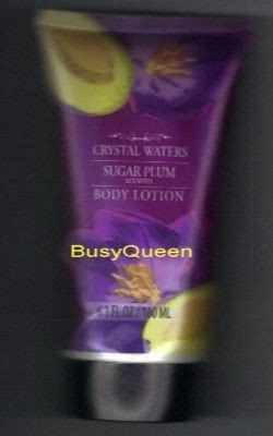 crystal waters sugar plum body moisturizing lotion   fl oz