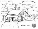 Tremont Cove Cades Smoky sketch template