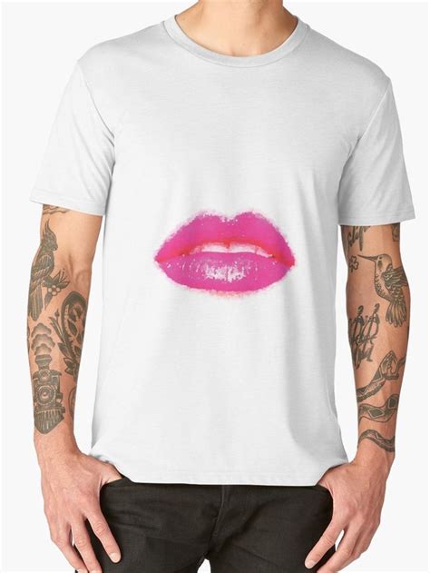 pink lips premium t shirt rose shirts t shirt fashion
