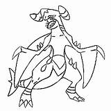 Pokemon Garchomp Coloring Pages Morningkids Mega Carchacrok Drawings Color Pokémon Printable sketch template