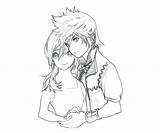Anime Coloring Pages Couple Cute Getcolorings Couples Color Printable sketch template