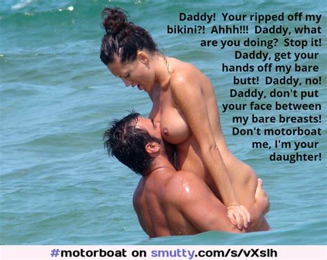Motorboat Grabbingbutt Touchingdaughter Stripped