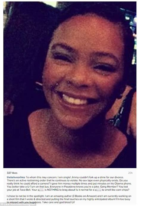 saved by the bell s lark voorhies slams ex husband on