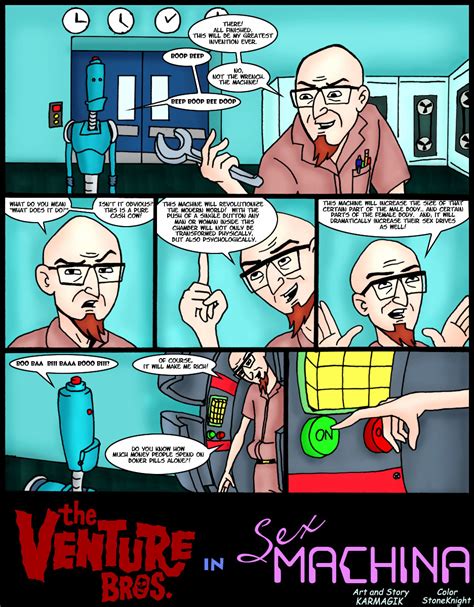 Venture Comic Sex Machina Page 1 Color By Karmagik