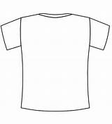 Blank Voetbalshirt Clip Squared sketch template
