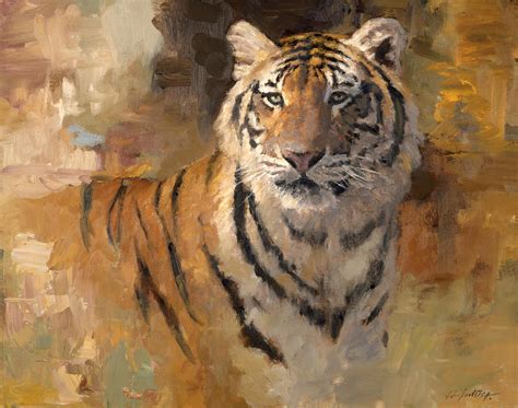 bengal tiger painting  john swatsley fine art america