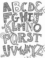 Fonts Letters Uppercase sketch template