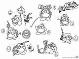 Kirby Coloring Pages Dee Waddle Abilities Concept Kood Printable Color Deviantart Print Kids Adults Bettercoloring sketch template