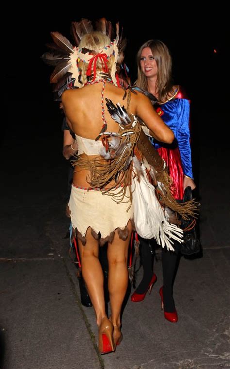 Hot Models Paris Hilton Hot Tribal Dress Stills Pics