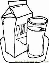 Milk Coloring Cookies Carton Pages Drawing Colouring Getcolorings Getdrawings Printable 03kb 400px sketch template