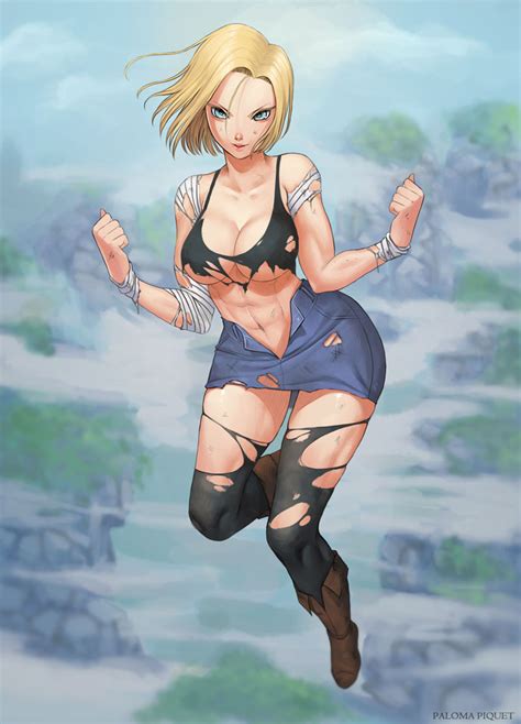 Rule 34 1girls Abs Alternate Breast Size Android 18