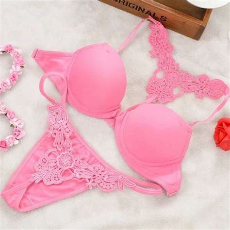 boldiva hot women sexy bra and panties set soft padded d2612 pink boldiva