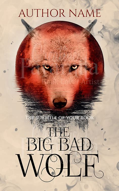 the big bad wolf premade book cover