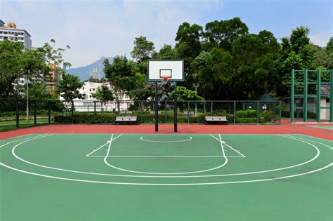 detailed diagram   basketball court