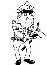 Police Officer Coloring Ticket Speeding Pages Clipart Cartoon Kids Drawing Clip Give Man Cliparts Officers Printable Hat Netart Colouring Giving sketch template