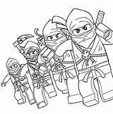 Coloring Ninjago Pages Lego Printable Popular sketch template