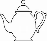 Teapot Teapots sketch template