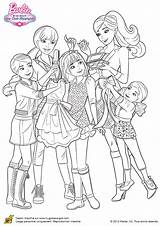 Barbie Et Colorier Ses Pour Une Coloriages Coloriage Elles Unies Sœurs Embellir Tous Dessins Enfants Feuilles sketch template