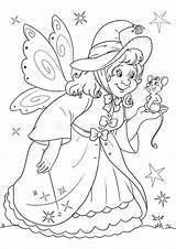 Cinderella Godmother sketch template