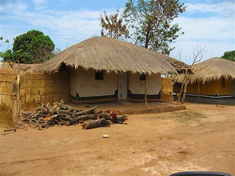 traditional malawian house photo malawi africa