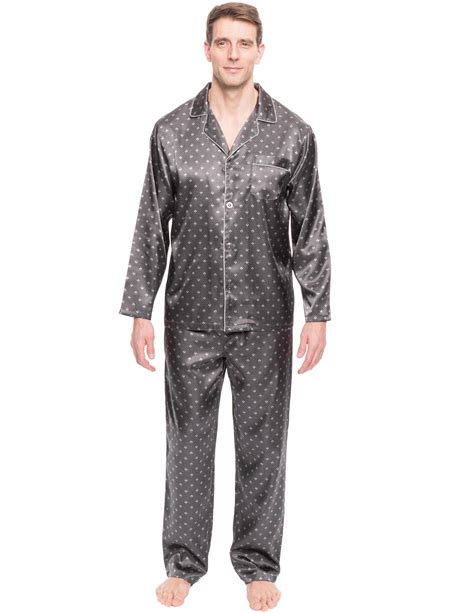 mens satin sleepwearpajama set noble mount