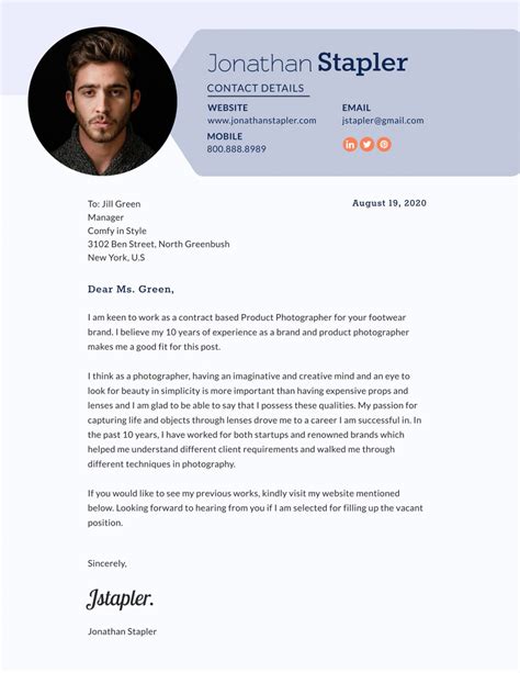 effective cover letter templates   customize