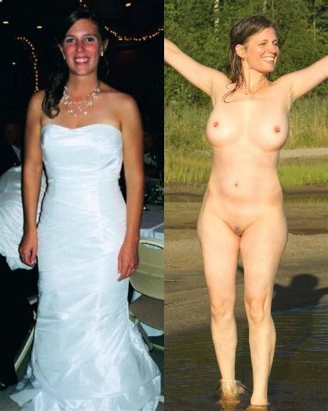 wedding day brides dressed undressed on off ready to fuck 94 pics