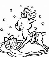 Coloring4free Reindeer Coloring Pages Christmas Cute Related Posts sketch template