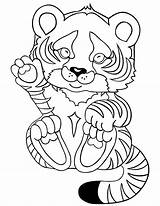 Tiger Coloring Baby Pages Template Printable Kids Cute Animals Animal Print Wetlands Templates Colouring Tigers Shape Cartoon Clipart Cat Color sketch template