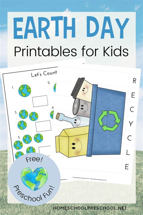 earth day printables  kids  earth day worksheets