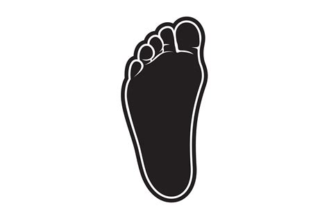 foot symbol graphic  rasoldesignstudio creative fabrica