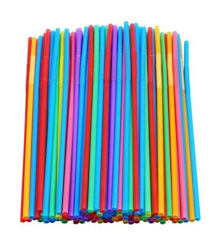 multicolor plastic drinking straw for event and party supplies box at