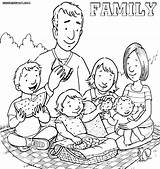 Family Coloring Pages Print Family1 sketch template