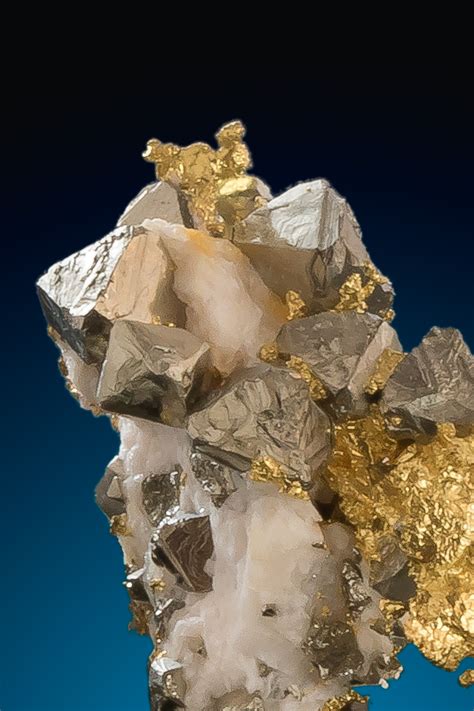 fantastic  rare crystalline gold  pyrite crystals