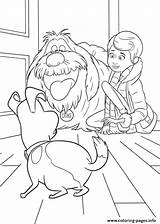 Pets Coloring Pages Movie Getcolorings Max sketch template