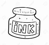 Ink Clipart Pot Bottle Inkpot Drawing Deposit Vector Clip Stock Mhatzapa Clipground Depositphotos Arts Doodle Clker Cliparts Royalty Large sketch template