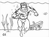 Aquaman Mitraland sketch template