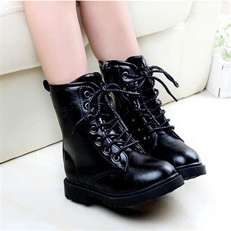buy spring autumn fashion children shoes girls bota menina waterproof leather
