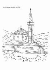 Moschee Moschea Malvorlage Moskee Kleurplaat Disegno Colorear Mezquita Mosque Ausmalbild Schulbilder Educolor Schoolplaten Kleurplaten Om Edupics Scarica Educima sketch template