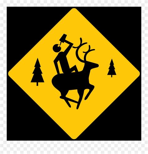 deer crossing sign clipart   cliparts  images