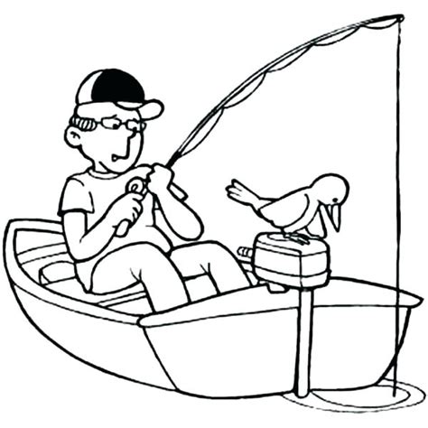 fishing boat coloring pages  getcoloringscom  printable