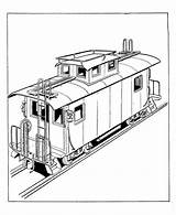 Train Coloring Caboose Pages Trains Freight Printable Drawing Car Railroad Cliparts Clipart Bnsf Diesel Toy Teach Sheets History Fun Library sketch template