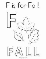 Fall Coloring Pages Worksheets Preschool Kids Sheets Autumn Letters Letter Color Printables Activities Twistynoodle Alphabet Fork Printable Sheet Preschoolers Tracing sketch template